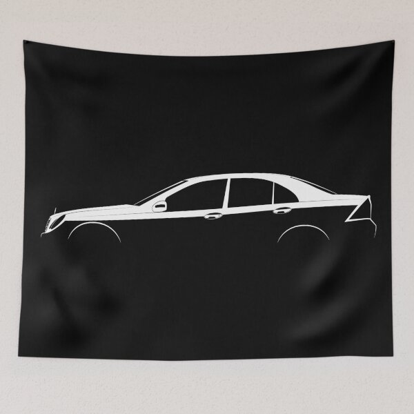 Item preview, C-Class (W203) (White) designed and sold by Car Silhouettes.