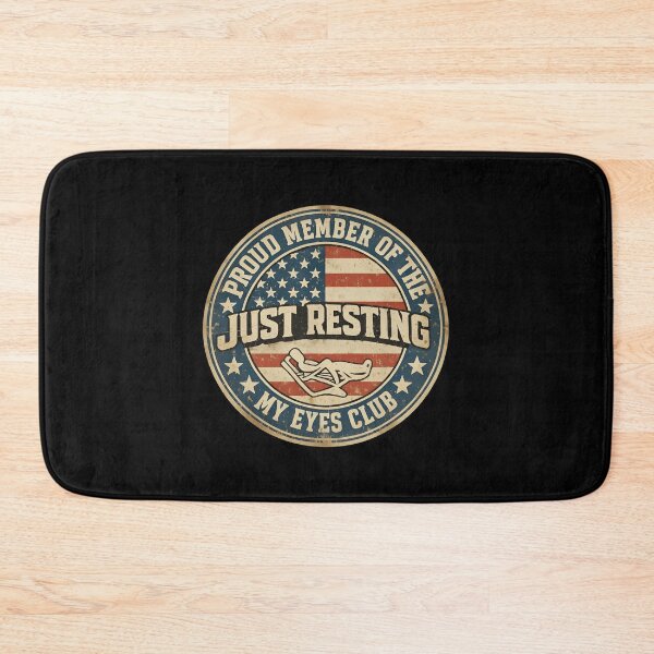 Item preview, Just Resting My Eyes Club Funny Vintage Relaxation designed and sold by thomas-frame.