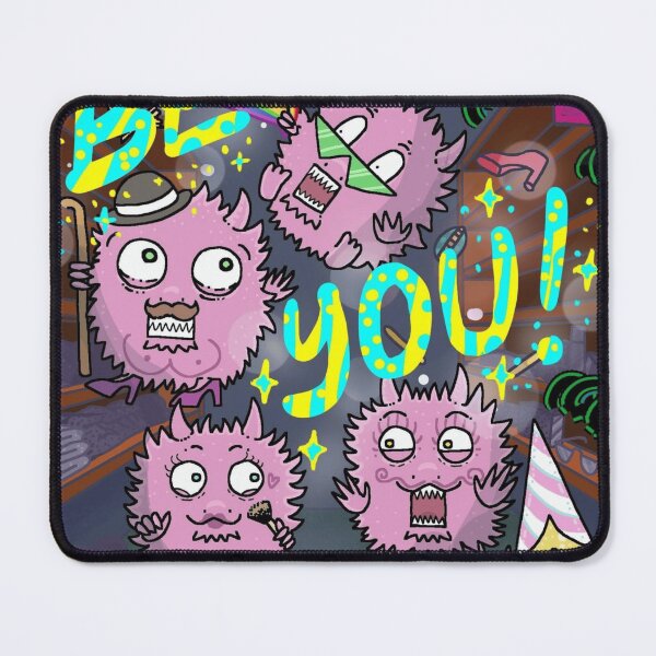 Item preview, Be You Monster Positivity Poster designed and sold by Tawnat-Zl9at.