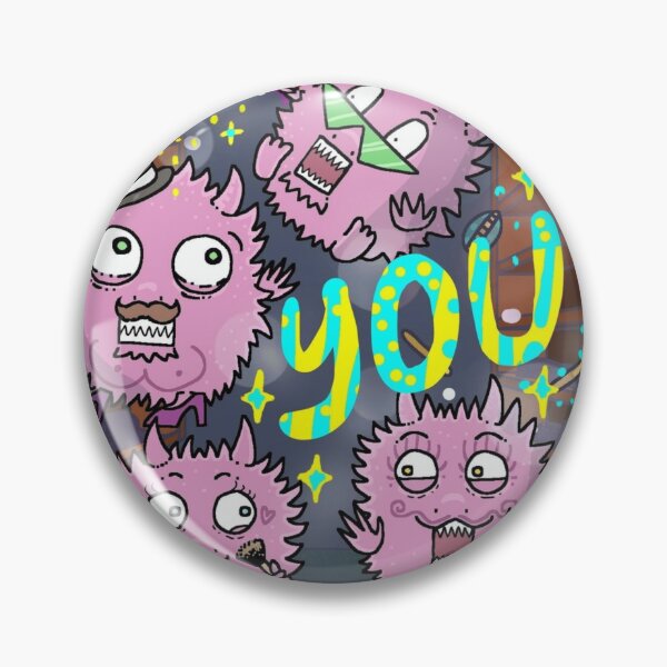 Item preview, Be You Monster Positivity Poster designed and sold by Tawnat-Zl9at.