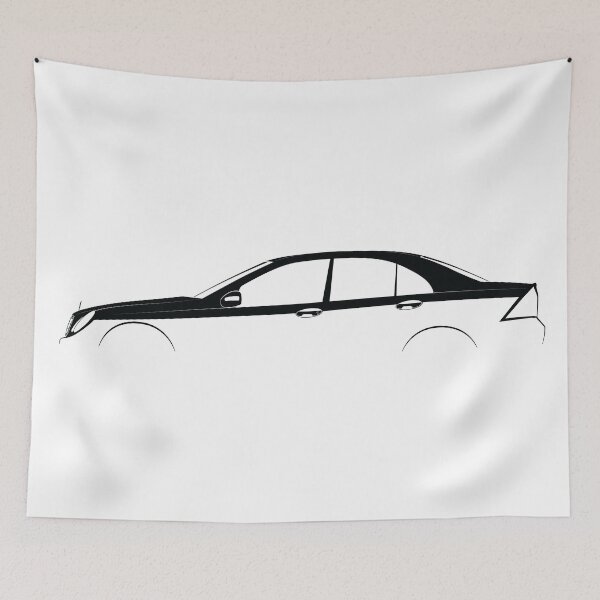 Item preview, C-Class (W203) (Black) designed and sold by Car Silhouettes.