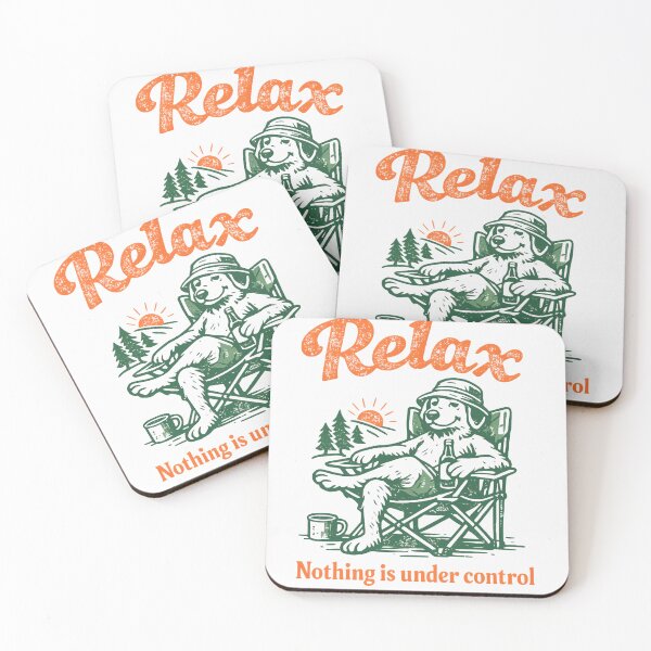 Item preview, Relax, Nothing Is Under Control | Funny Relaxed Dog Vintage Design designed and sold by VividMorphk.