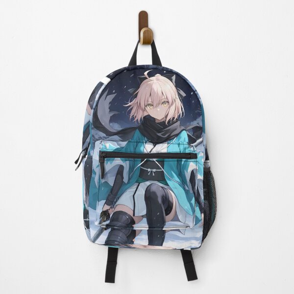 Item preview, Sakura Saber Okita Souji Fate Grand Order Snowy Blue Haori designed and sold by bystudiolereve.