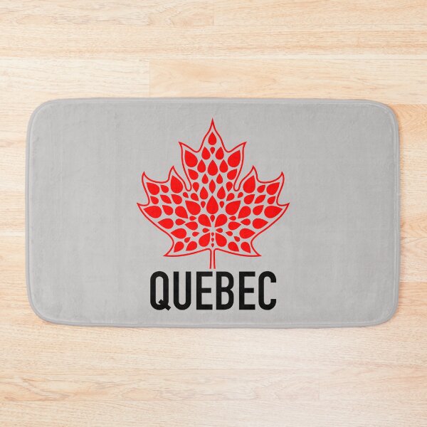 Item preview, QUEBEC Red Modern Maple Leaf Emblem designed and sold by Great Canadian Collective.