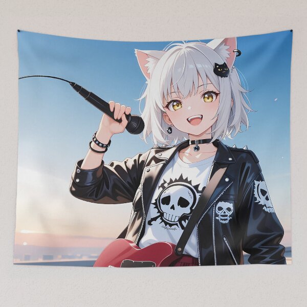 Item preview, Koneko Toujou High School DxD Rooftop Rocker Guitar Queen designed and sold by bystudiolereve.