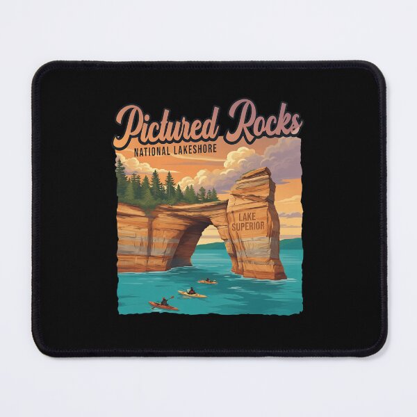 Item preview, Pictured Rocks National Lakeshore Kayaking Camping Outdoor Performance designed and sold by thomas-frame.