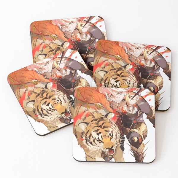 Item preview, Karna Fate Grand Order Tiger Companion Golden Heroic Charge designed and sold by bystudiolereve.
