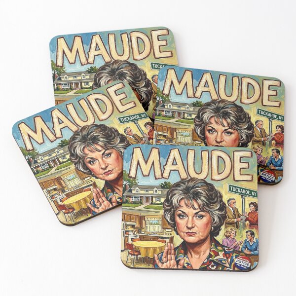 Item preview, Maude Vintage 1970s TV Sitcom Retro Comedy Art Poster designed and sold by Art's Diner.