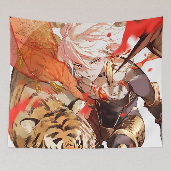 Item preview, Karna Fate Grand Order Tiger Companion Golden Heroic Charge designed and sold by bystudiolereve.
