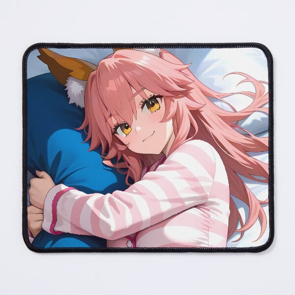 Item preview, Tamamo No Mae Fate Grand Order Cozy Pillow Fox Smile designed and sold by bystudiolereve.