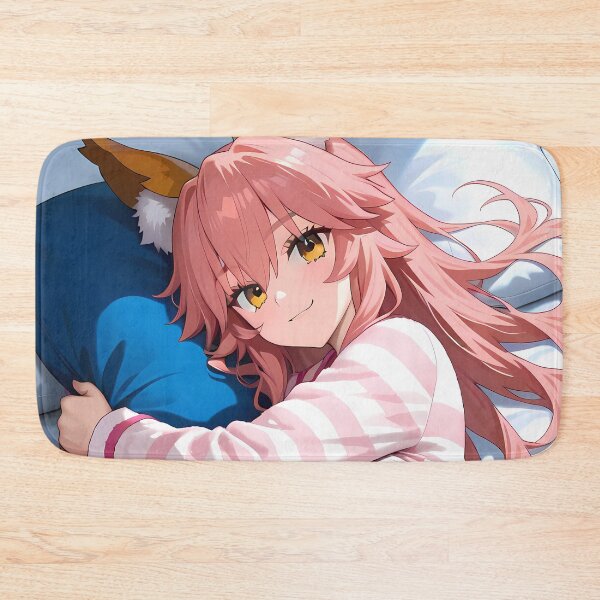 Item preview, Tamamo No Mae Fate Grand Order Cozy Pillow Fox Smile designed and sold by bystudiolereve.