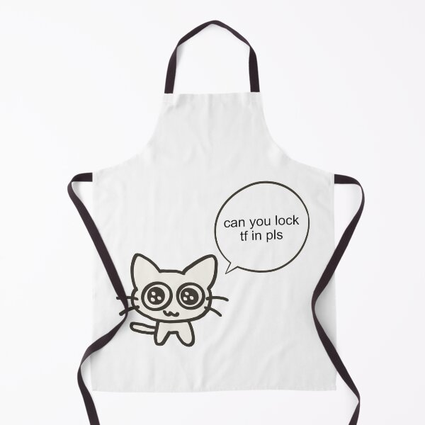 Item preview, can you lock tf in funny cat meme designed and sold by renmei-studios.