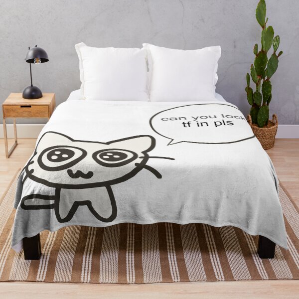 Item preview, can you lock tf in funny cat meme designed and sold by renmei-studios.