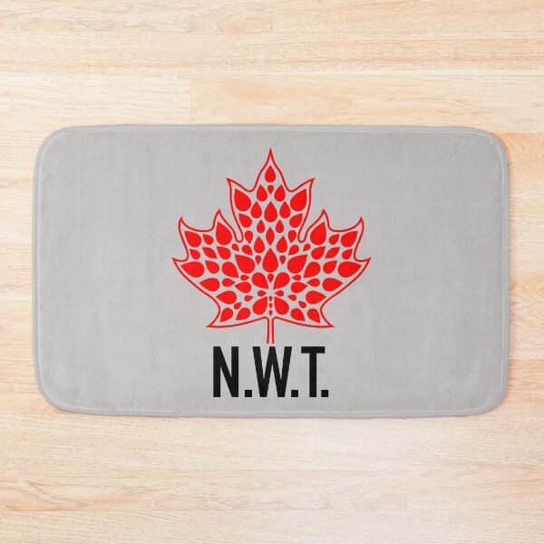 Item preview, NORTHWEST TERRITORIES Red Modern Maple Leaf Emblem designed and sold by Great Canadian Collective.