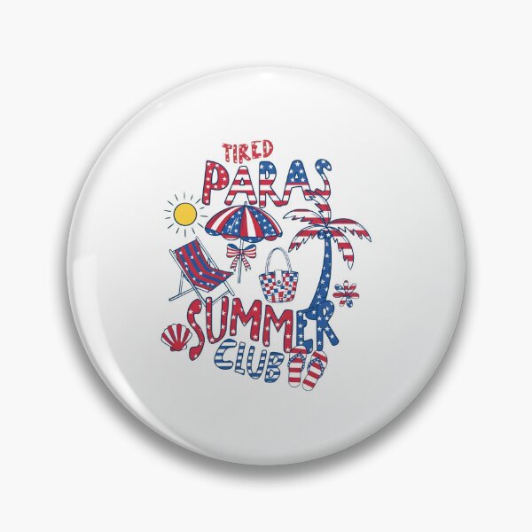 Item preview, Tired Paras Summer Club Vacation Beach 4th of July para Life designed and sold by thomas-frame.