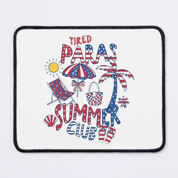 Item preview, Tired Paras Summer Club Vacation Beach 4th of July para Life designed and sold by thomas-frame.