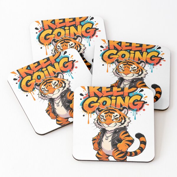 Item preview, Keep Going Tiger Urban Vibe designed and sold by LINSSEX Style • Urban & Sport Streetwear.