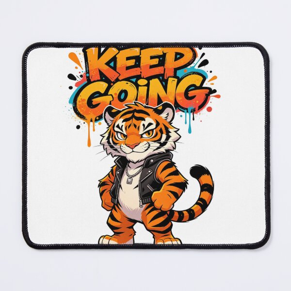 Item preview, Keep Going Tiger Urban Vibe designed and sold by LINSSEX Style • Urban & Sport Streetwear.
