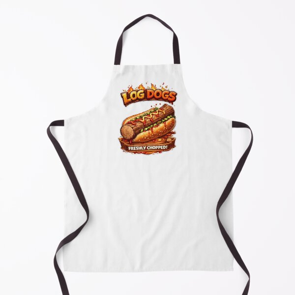 Item preview, Hot Dog Log Dogs Freshly Chopped Pun designed and sold by Artmares.