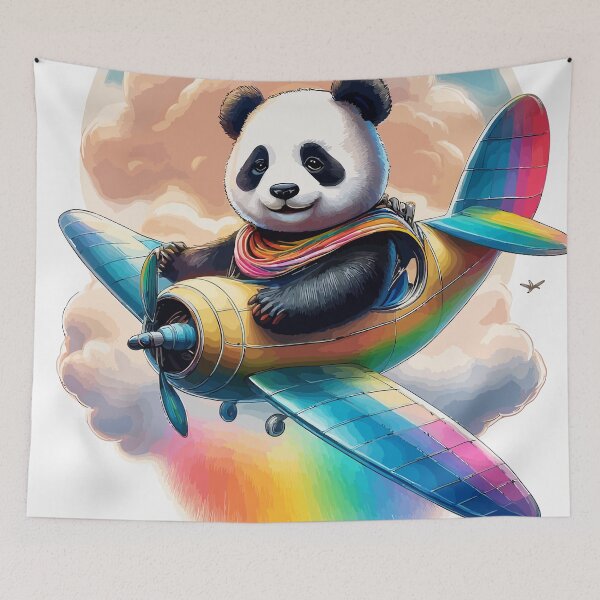 Item preview, The Panda Cloud Pilot designed and sold by bb-15artstudio.