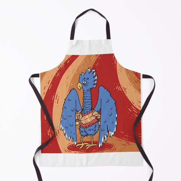 Item preview, Blue Armored Bird Creature Red Sky designed and sold by Tawnat-Zl9at.