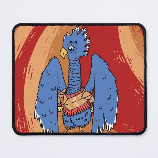 Item preview, Blue Armored Bird Creature Red Sky designed and sold by Tawnat-Zl9at.