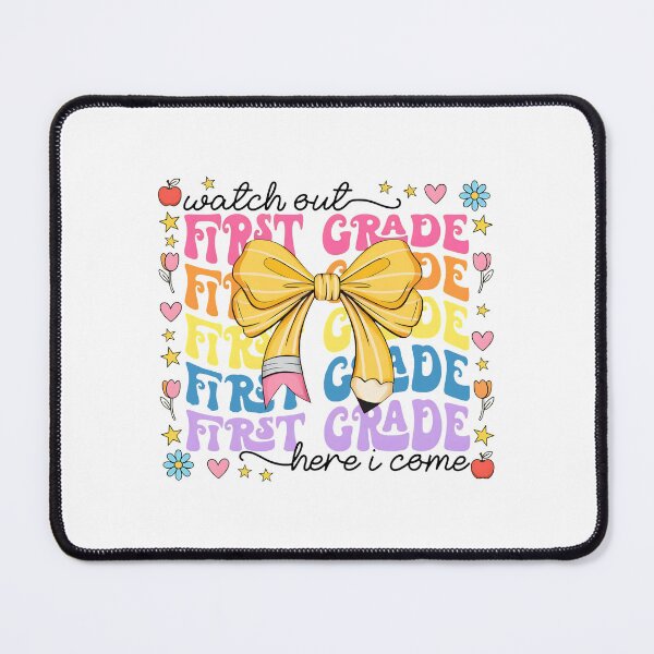 Item preview, Watch Out First Grade Here I Come Back to School Teacher Kid designed and sold by thomas-frame.