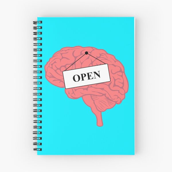 Item preview, Open Mind Brain Art - Growth Mindset Positive Mental Health Work Meme  designed and sold by XIOMOS.