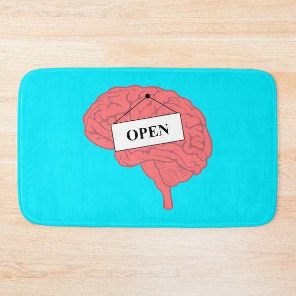 Item preview, Open Mind Brain Art - Growth Mindset Positive Mental Health Work Meme  designed and sold by XIOMOS.
