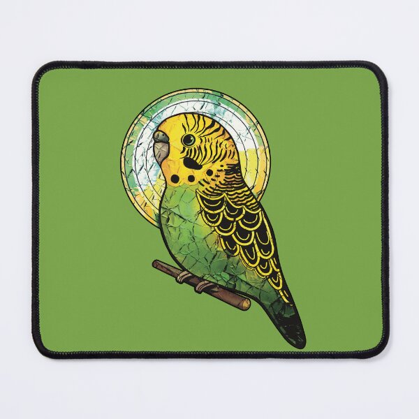 Item preview, Vintage Wild Green Budgerigar designed and sold by Karin Taylor.