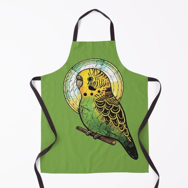 Item preview, Vintage Wild Green Budgerigar designed and sold by Karin Taylor.