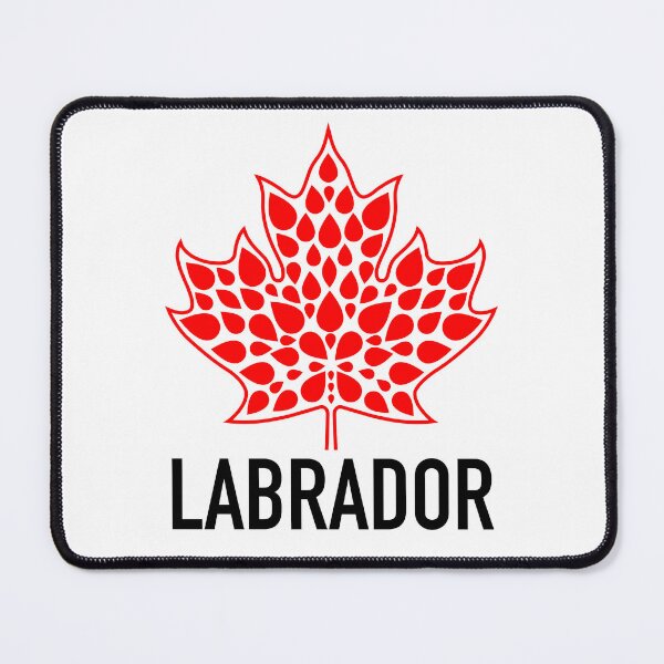 Item preview, LABRADOR Red Modern Maple Leaf Emblem designed and sold by Great Canadian Collective.