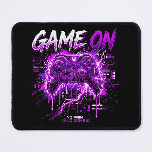 Item preview, GAME ON | Neon Purple Cyberpunk Gaming Controller designed and sold by rajmatrix007.