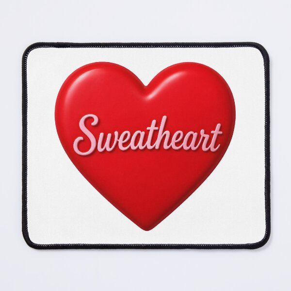 Item preview, Sweatheart Red Heart Valentine Pun designed and sold by Artmares.