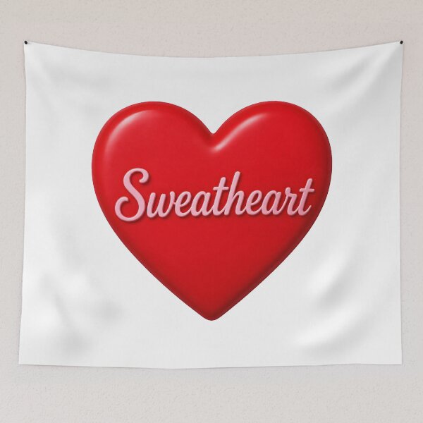 Item preview, Sweatheart Red Heart Valentine Pun designed and sold by Artmares.