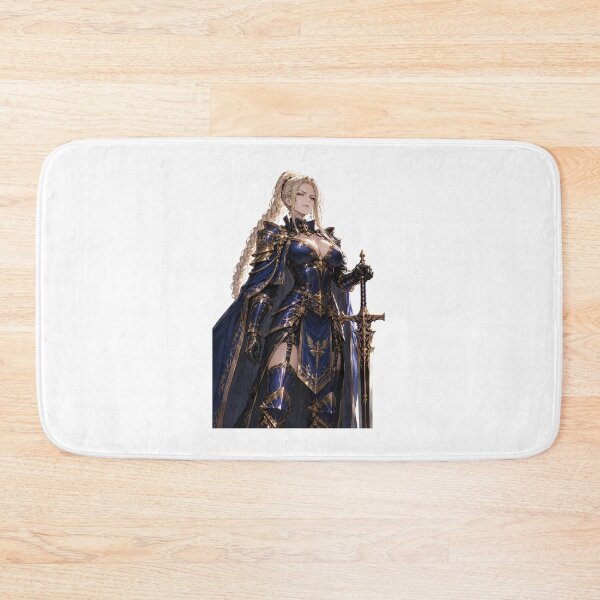 Item preview, Valiant Anime Knight in Ornate Royal Blue Armor designed and sold by iloveanimechibi.