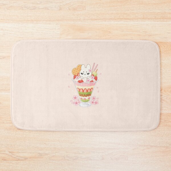 Item preview, Kawaii Sakura Strawberry Bunny Parfait designed and sold by kokoriiland.