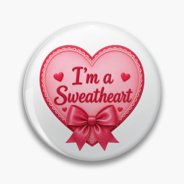 Item preview, Valentine Sweatheart Pink Candy Heart Bow designed and sold by Artmares.