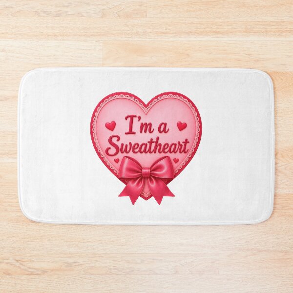 Item preview, Valentine Sweatheart Pink Candy Heart Bow designed and sold by Artmares.