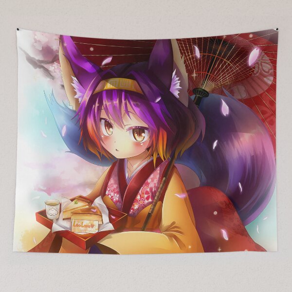 Item preview, Izuna Hatsuse No Game No Life Umbrella Sakura Grace designed and sold by MicaheHaffner.