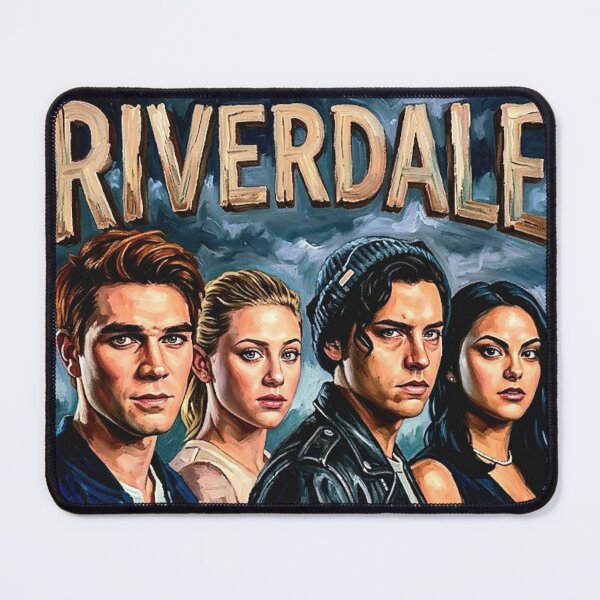 Item preview, Riverdale A Town With Secrets Retro Teen Drama Art Poster designed and sold by Art's Diner.