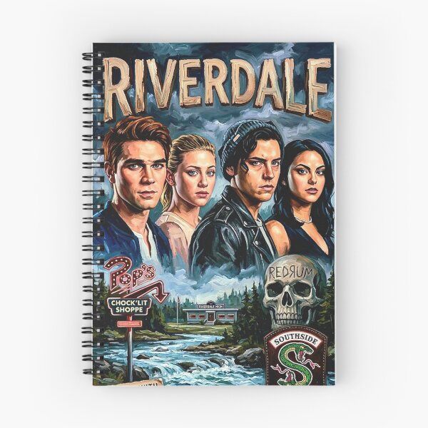 Item preview, Riverdale A Town With Secrets Retro Teen Drama Art Poster designed and sold by Art's Diner.