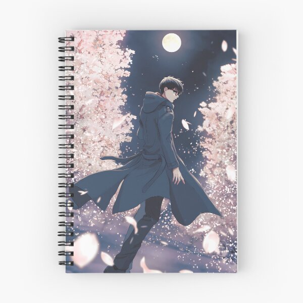 Item preview, Yukio Okumura Blue Exorcist Moonlit Cherry Blossom Walk designed and sold by MicaheHaffner.