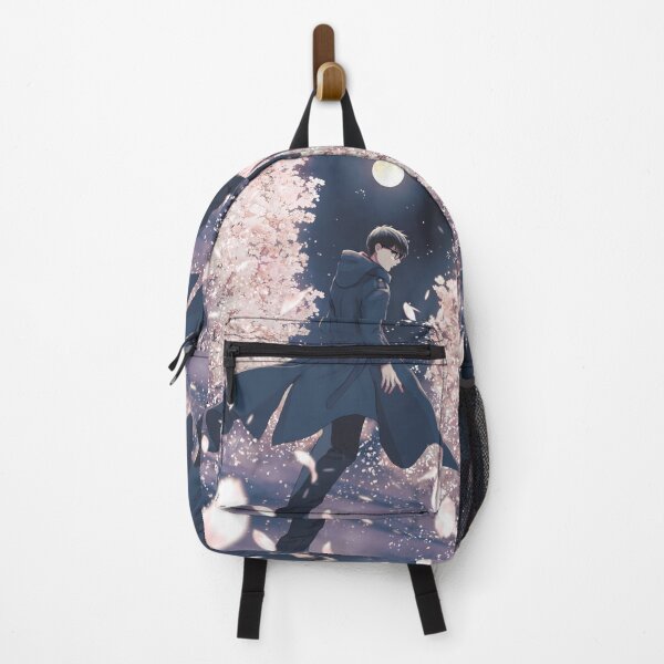 Item preview, Yukio Okumura Blue Exorcist Moonlit Cherry Blossom Walk designed and sold by MicaheHaffner.