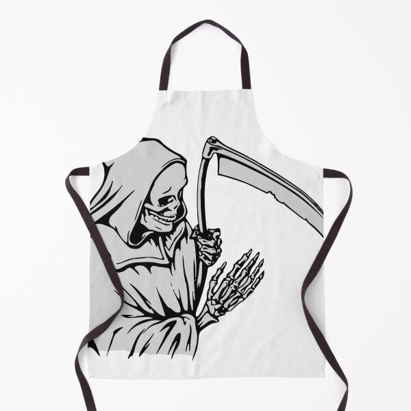 Item preview, Grim Reaper With Scythe Gothic Streetwear Illustration designed and sold by A-pdo.