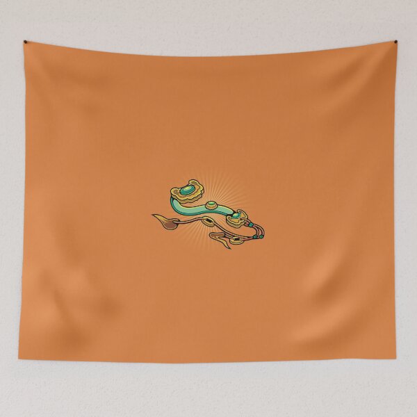 Item preview, Traditional Chinese Ruyi Scepter Vector Illustration designed and sold by Lexkon Liu's art.