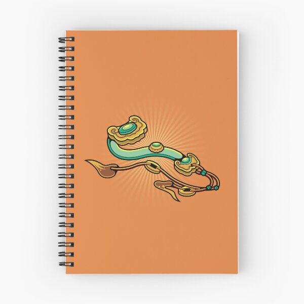 Item preview, Traditional Chinese Ruyi Scepter Vector Illustration designed and sold by Lexkon Liu's art.