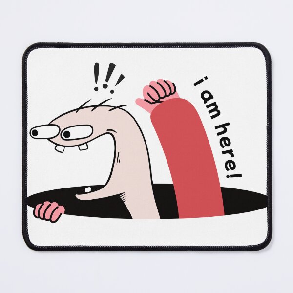 Item preview, Minimalist Character I Am Here Stylized Drawing designed and sold by rich-moda.