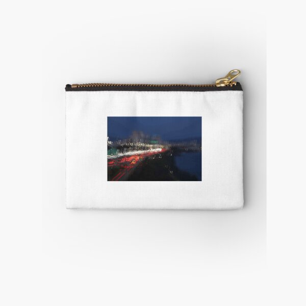 Item preview, Night Traffic Light Trails Over Water designed and sold by Kenndall.