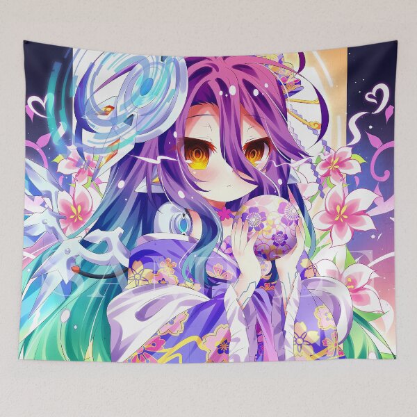 Item preview, Schwi Dola No Game No Life Floral Kimono Glow designed and sold by MicaheHaffner.